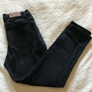 Black Vintage Riders Mom Jeans Size 12P